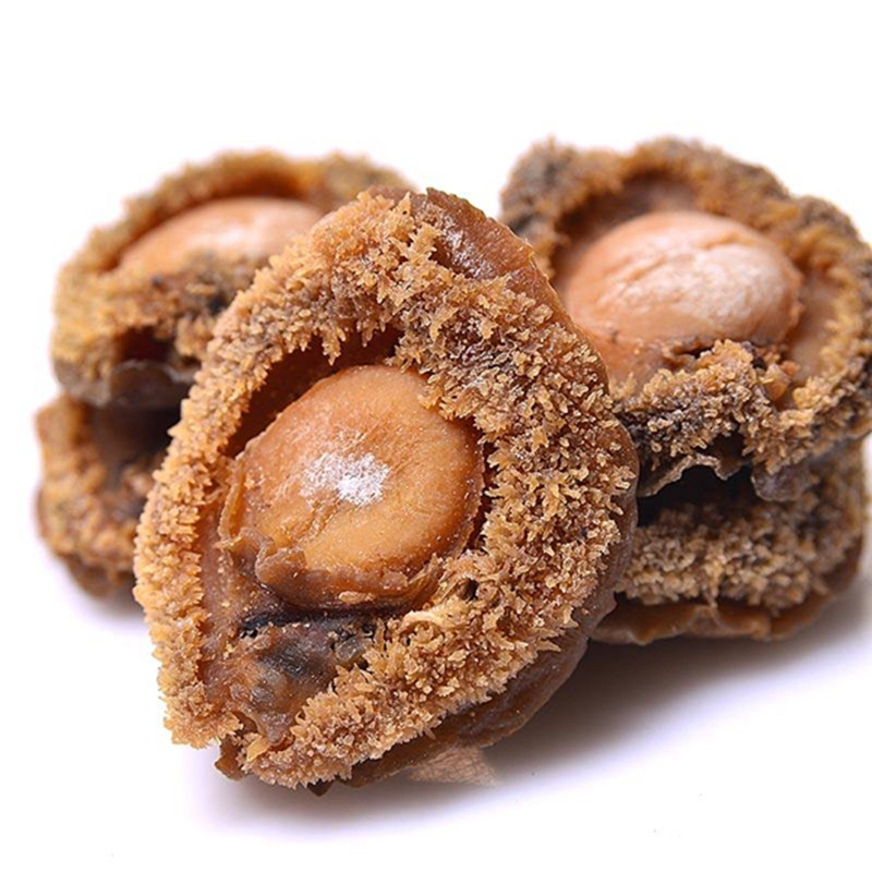 进口南非干鲍鱼18-20头一斤南非溏心干网鲍鱼干货100g包邮