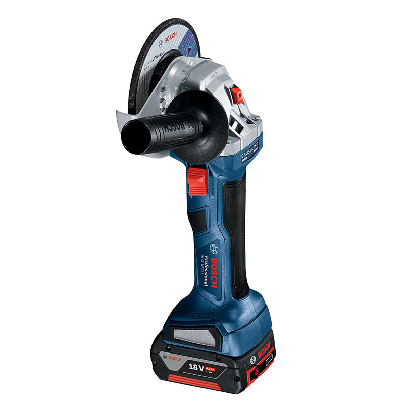 博世充电式角磨机手提无刷gws180li切割抛光打磨多功能电磨