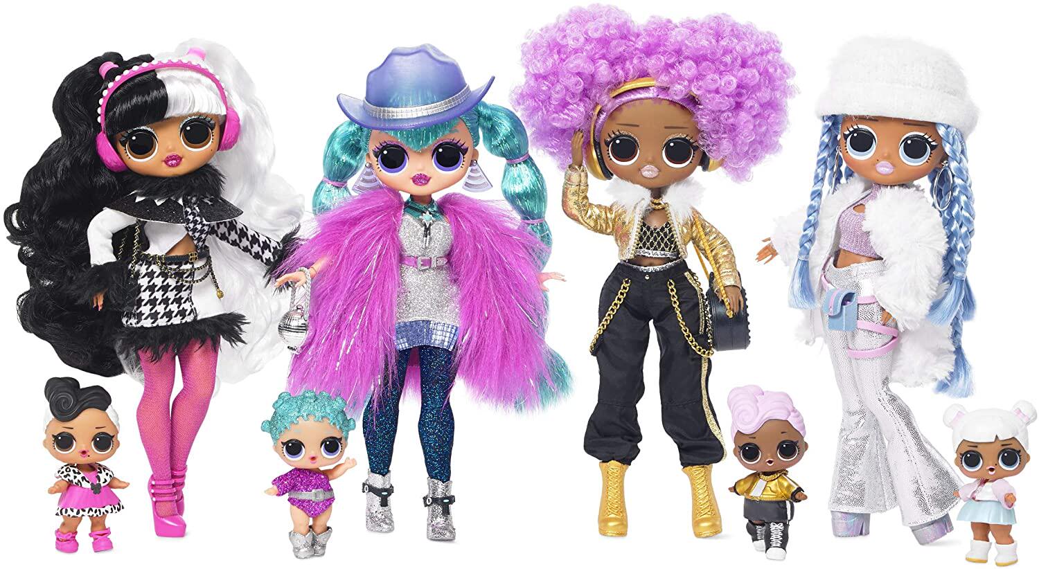 lol惊喜喜娃娃omg大姐姐姐冬季迪斯科大号换装娃娃