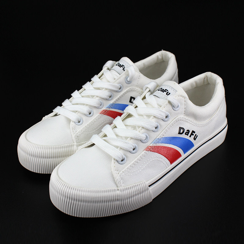 大孚2020经典帆布女鞋情侣低帮休闲板鞋厚底春款新品百搭学生鞋潮