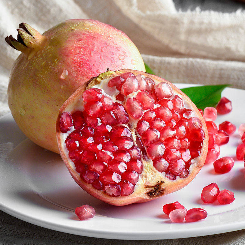 5斤装怀远中果石榴软籽红甜籽