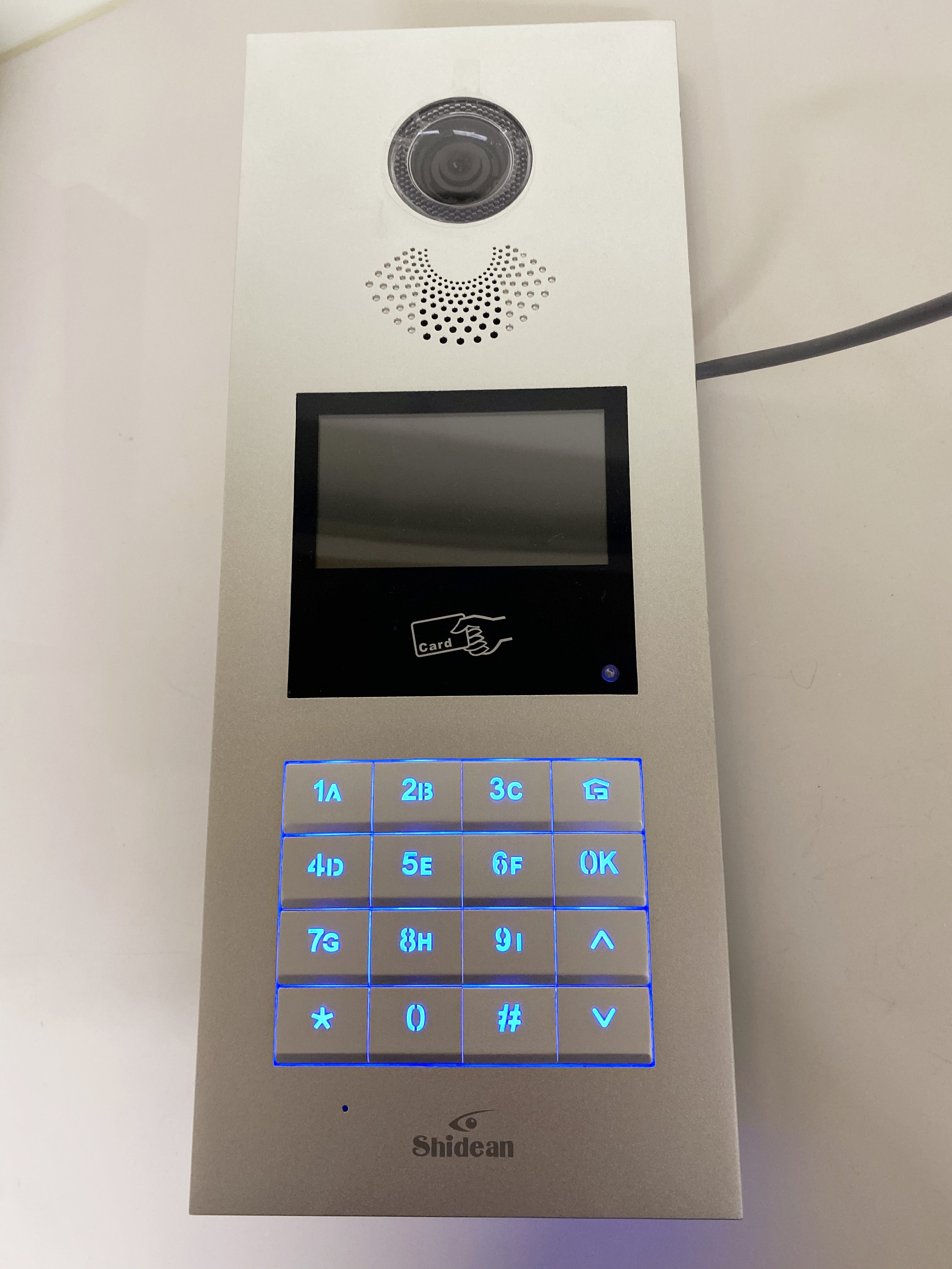 shidean视得安可视对讲门禁单元主机全数数字系统de173楼宇对讲设备