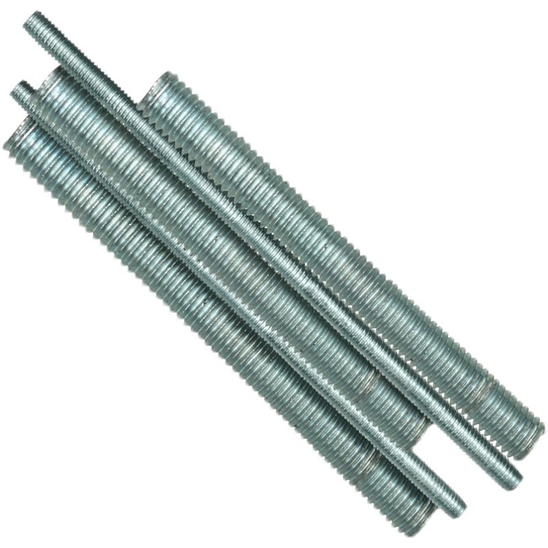 国标镀锌牙条螺杆丝杆通丝全牙螺丝杠m5m6m8m10m12m14m16m18丝杆