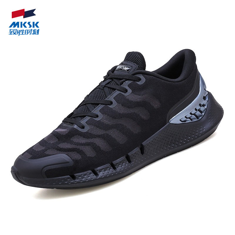 时刻男鞋秋季透气2020新款跑步休闲百搭网鞋运动鞋男士潮鞋子  mksk