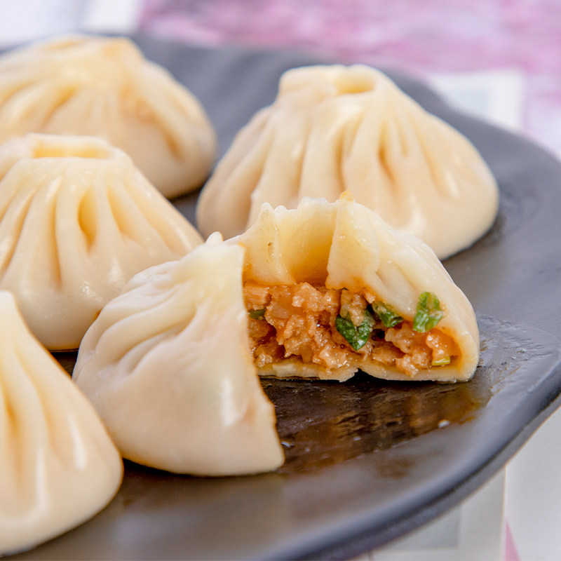 嵊州小笼包鲜肉豆腐速冻汤包速食早餐绍兴特产包点