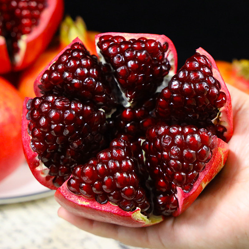 石榴突尼斯软籽水果新鲜当季正宗四川会理整箱石榴