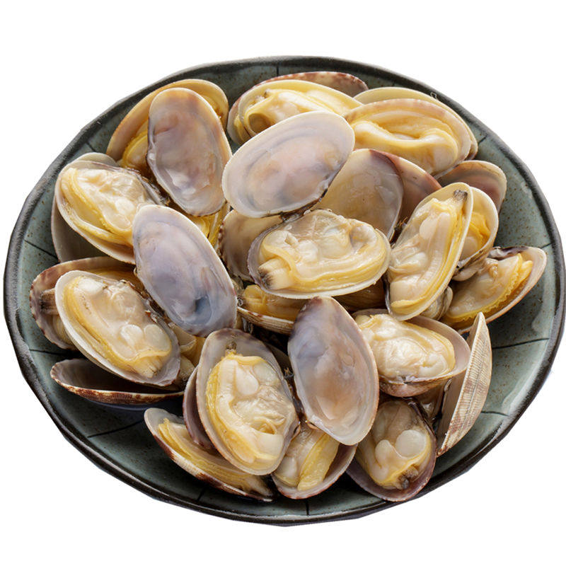 真空花甲花蛤杂色干净无沙新鲜熟冻出口开袋贝类制品