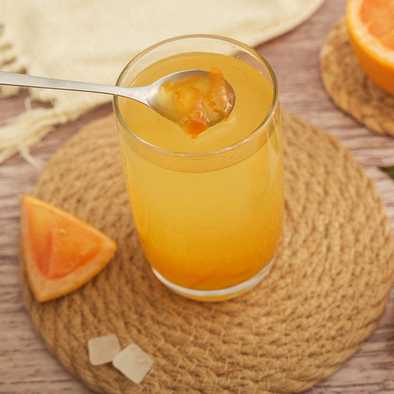 柚味道常山胡柚原厂蜂蜜柚子茶420g罐装冲水喝的饮品去火降低血糖