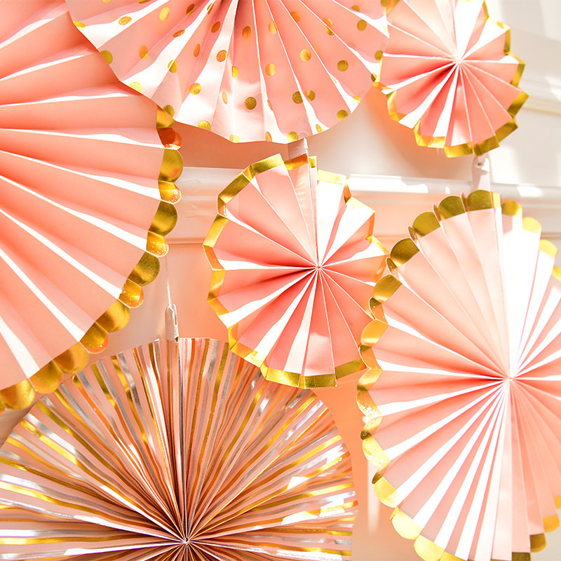 生日装饰场景布置纸花派对纸质挂饰橱窗商场节日装扮用品