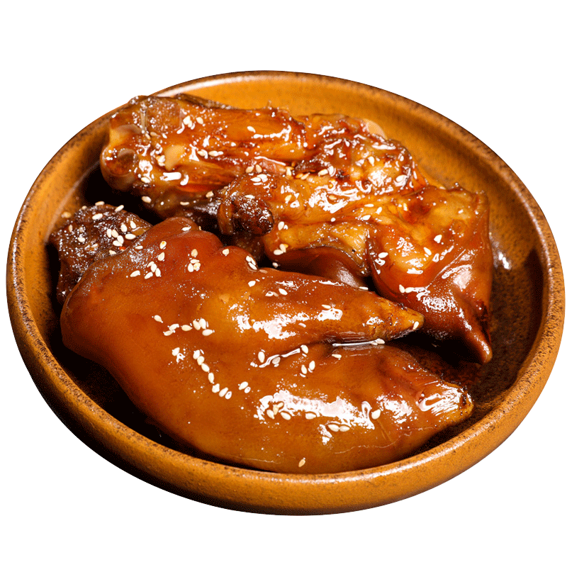 双汇香卤猪蹄1200g五香猪手猪脚卤味真空即食零食下酒菜熟食