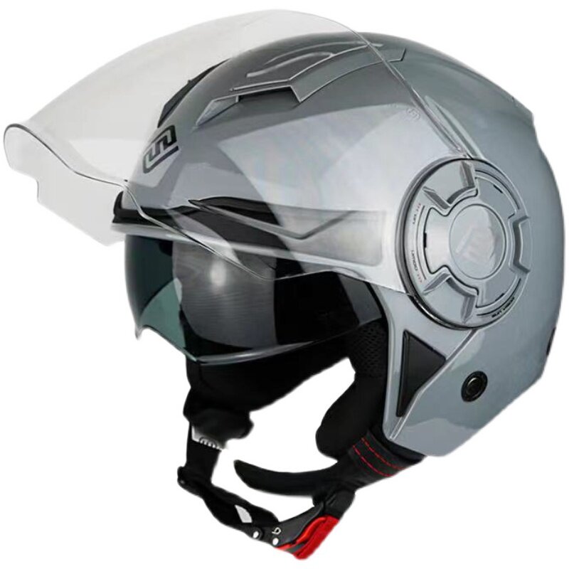 高档意大利faseed头盔男双镜片摩托车机车电动四季摩托车头盔