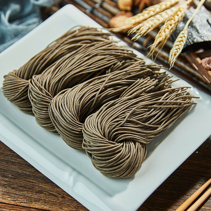 荞麦拉面面条黑麦全麦粗粮纯苦荞干拌面方便面条