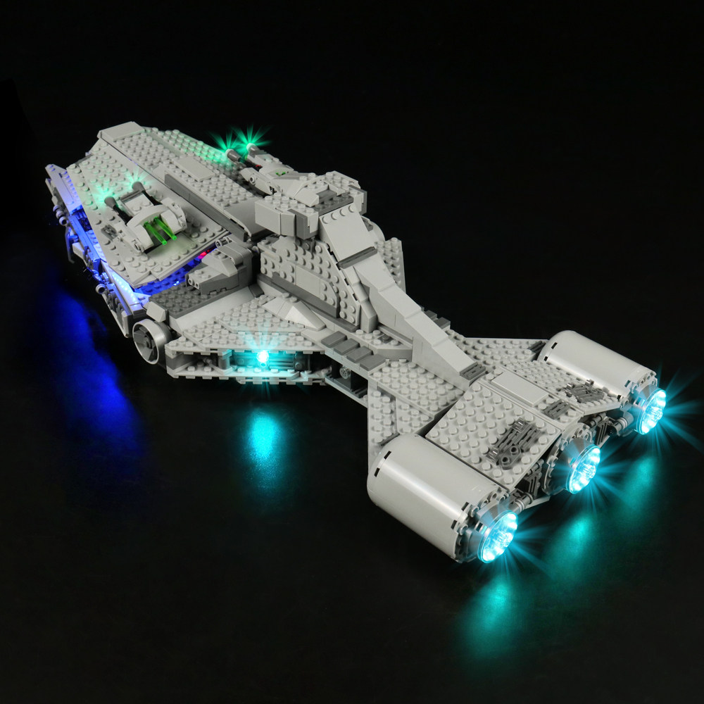 lyb适用乐高75315帝国轻型巡洋舰模型星球大战系列动漫电子