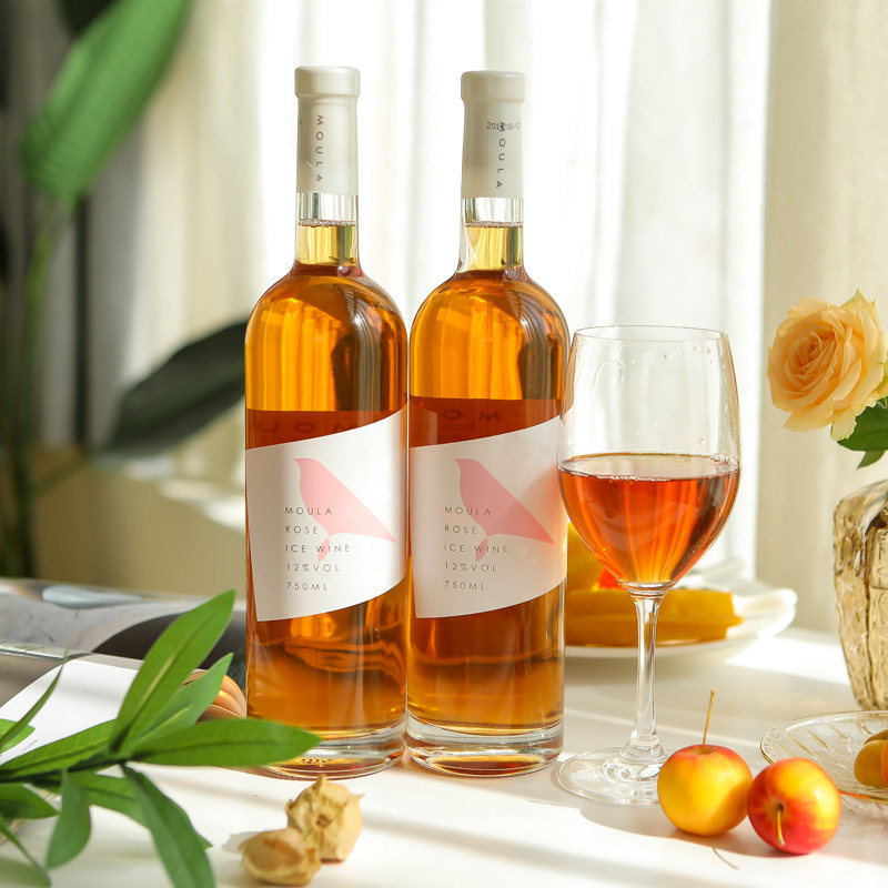 慕拉玫瑰酒 雷司令冰酒玫瑰冰酿葡萄酒白葡萄酒冰酒750ml