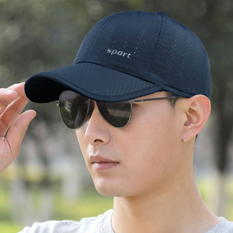 男士中年鸭舌帽帽子老年夏季爷爷防晒爸爸户外帽子