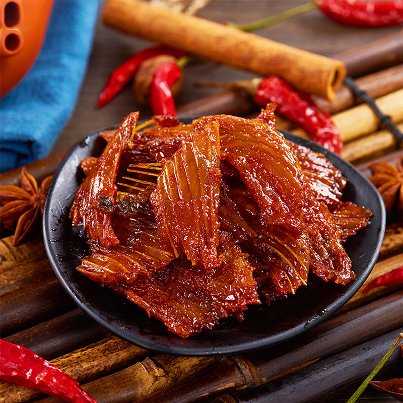 渔翅味芝元香辣26g鱼排鱼刺湖南特产小吃熬夜即食鱼零食