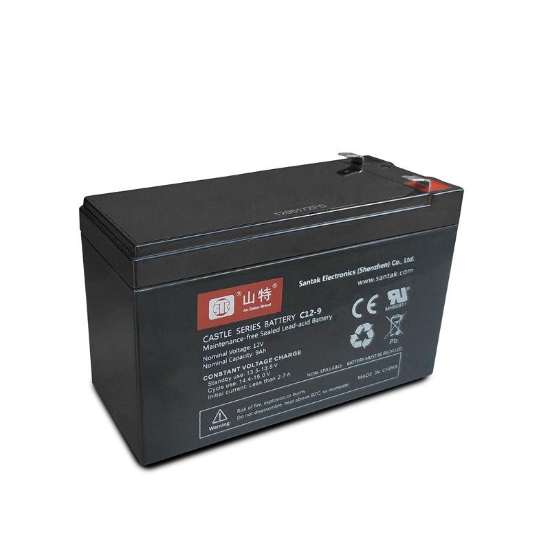 山特ups蓄电池12v9ah不间断电源c129维护铅酸电瓶ups电源