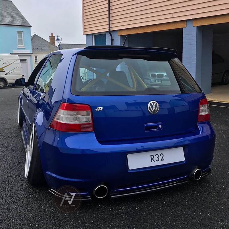 haj大众高尔夫4mk4后雨刷改装盖删除去除替换替代后雨刮拆除套件