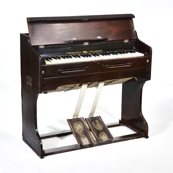 脚踏风琴文革老式琴凳二手怀旧物件装饰品乐器风琴