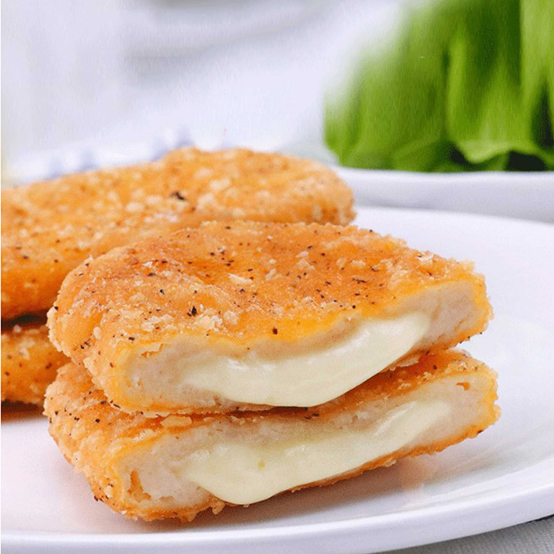 港堡汉堡爆浆鸡排半成品