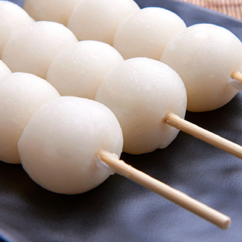 日式糯米丸子白玉糍粑串日本传统糕点特产网红传统糕点