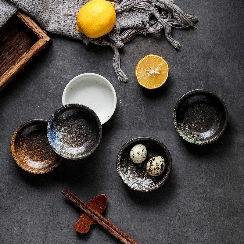 圆形调味日式碟子家用创意酱油碟醋碟蘸料碟餐具碟