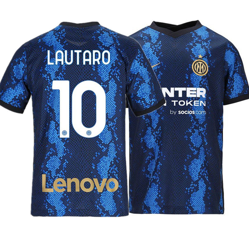 21-22赛季新款国际米兰球员版套装球衣巴雷拉 卢卡库