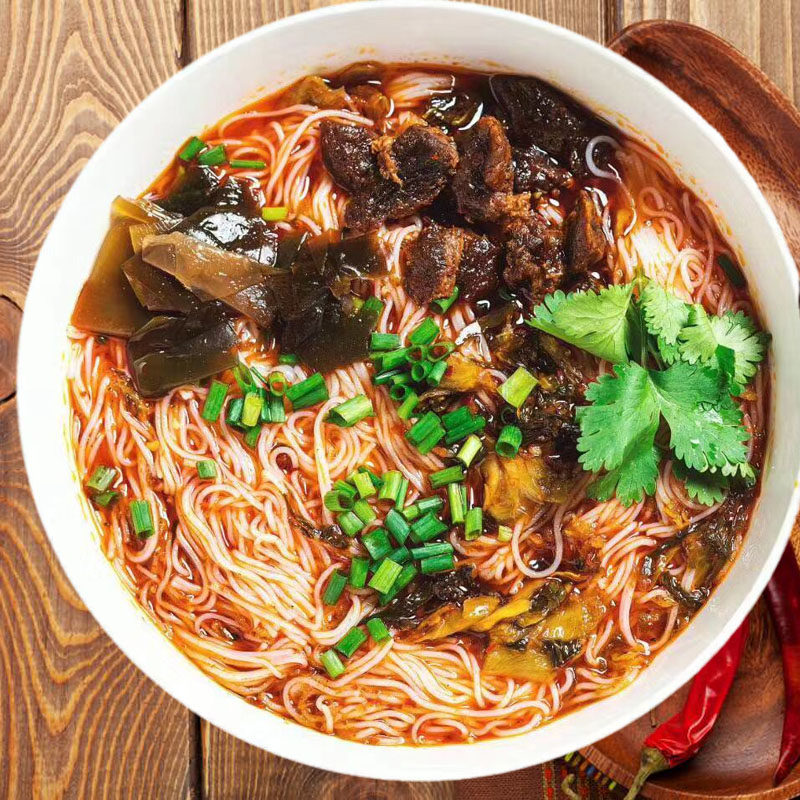 米粉福绵四川正宗绵阳牛肉肥肠鸡肉方便速食方便粉丝