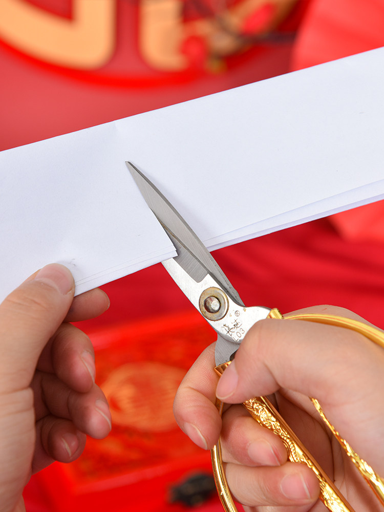 剪彩花球开业庆典龙凤剪刀开张仪式用品套装创意礼盒