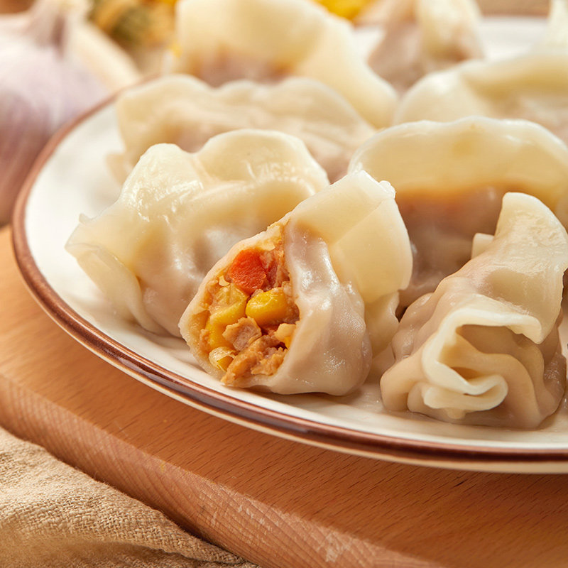 龙凤690g饺子三鲜白菜猪肉荠菜猪肉玉米猪肉速冻水饺煎饺速食面点-mc