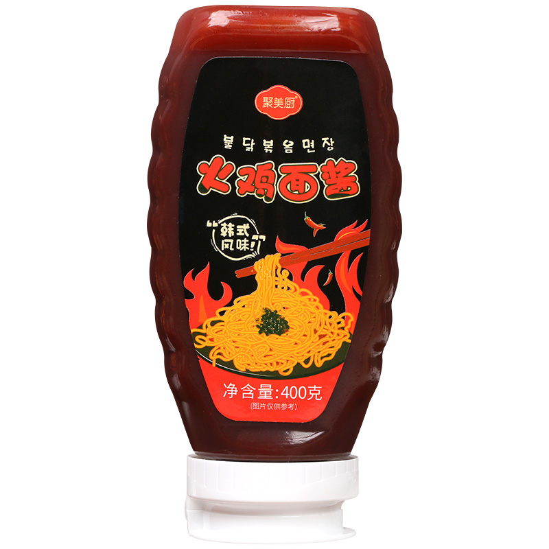 火鸡酱料韩式面酱400g瓶装超辣拌面酱拌饭酱酱类调料