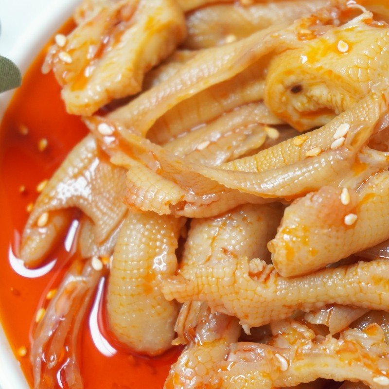 蜀幺麻辣鸭掌250g配料无骨去骨香辣鸭爪生鲜凉菜