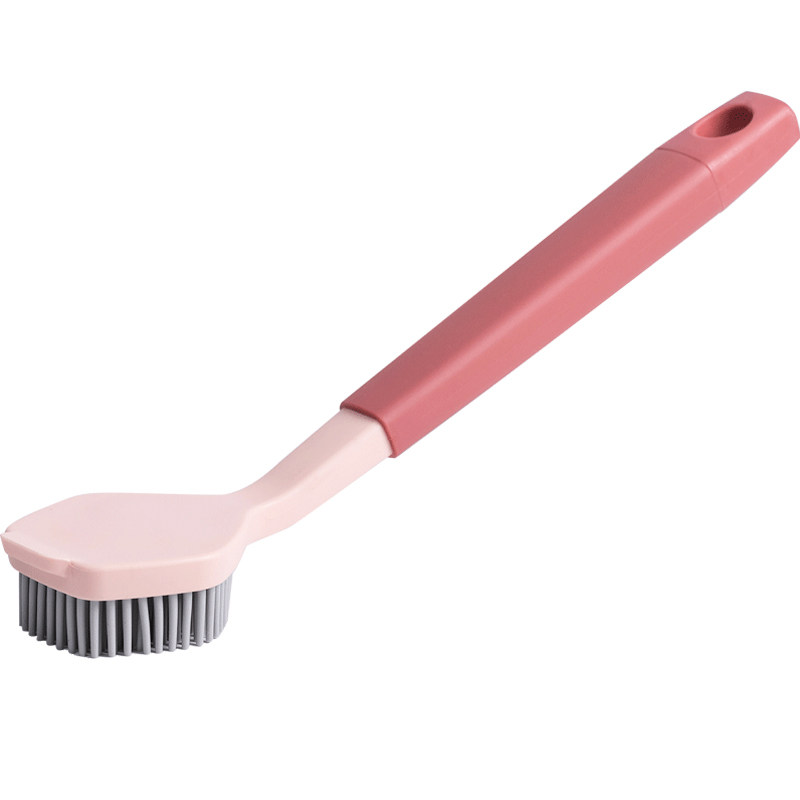 物鸣锅长柄刷洗洗碗刷锅神器家用硅胶刷子厨房厨房用刷