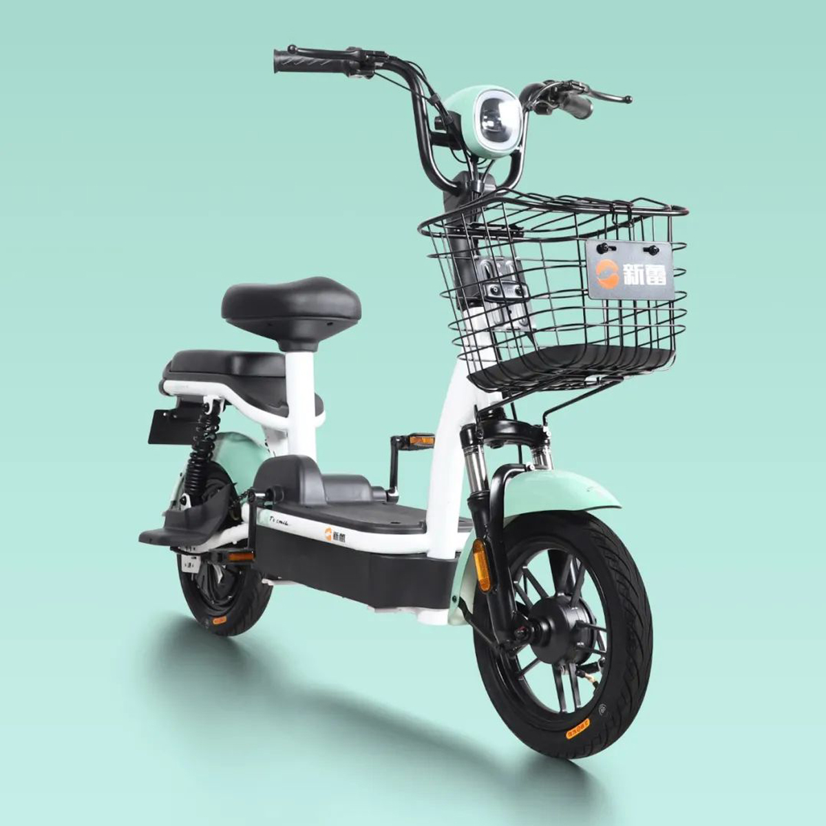 包邮新蕾电动自行车48v电瓶车脚踏车助力小型代步电动自行车