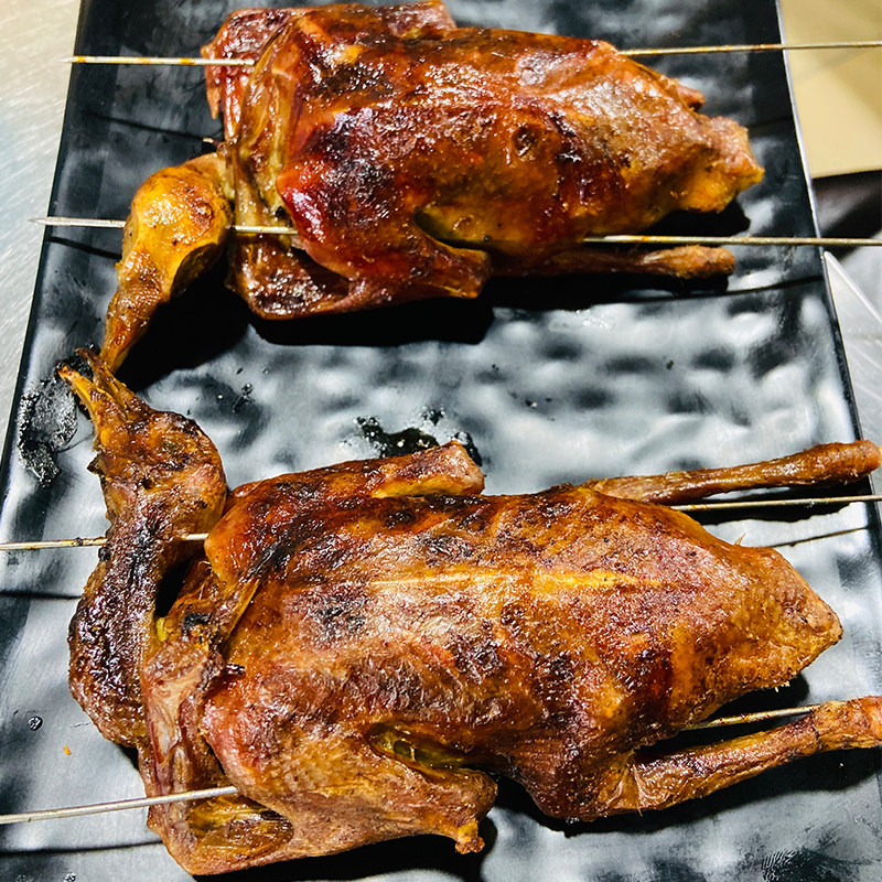 鸽子碳烤脆皮乳鸽一只10只包邮烤锡纸即食真空烧烤夹
