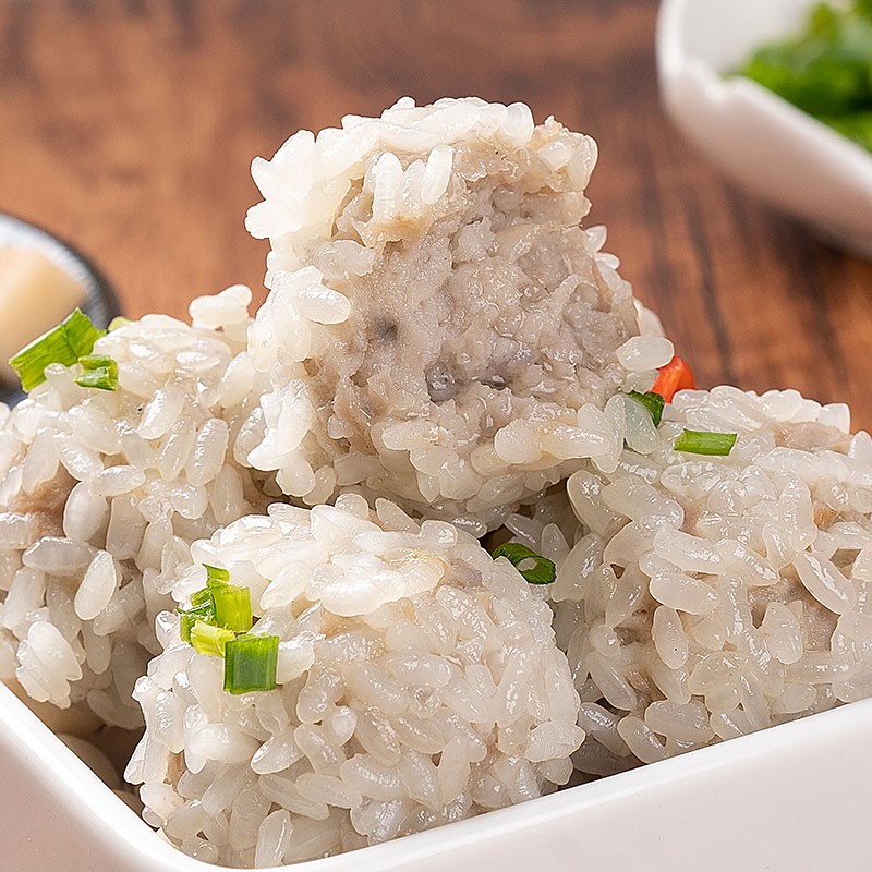 丸子湖北特产洪湖莲藕珍珠藕丸糯米圆子瘦肉莲藕