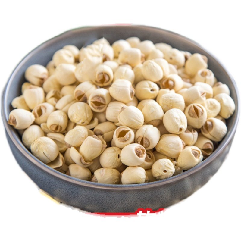 莲子天然芯白150克湘莲白莲干货新鲜去通去芯莲子