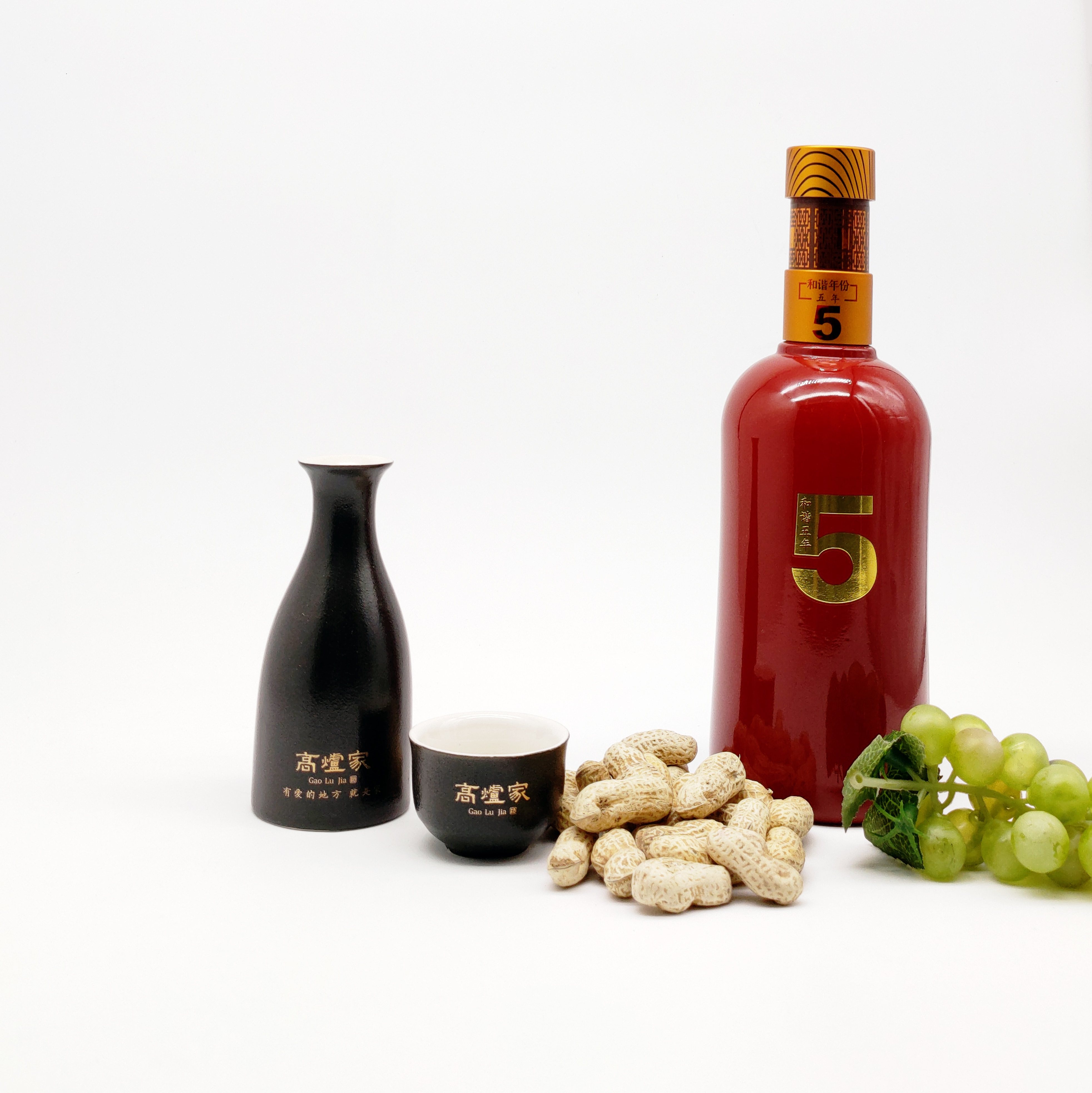 高炉家和谐年份5年40度460ml礼盒盒装浓香香型白酒