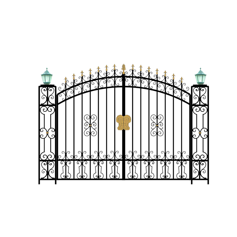 铁艺大门庭院别墅农村家用户外双开铁门入户庭院门