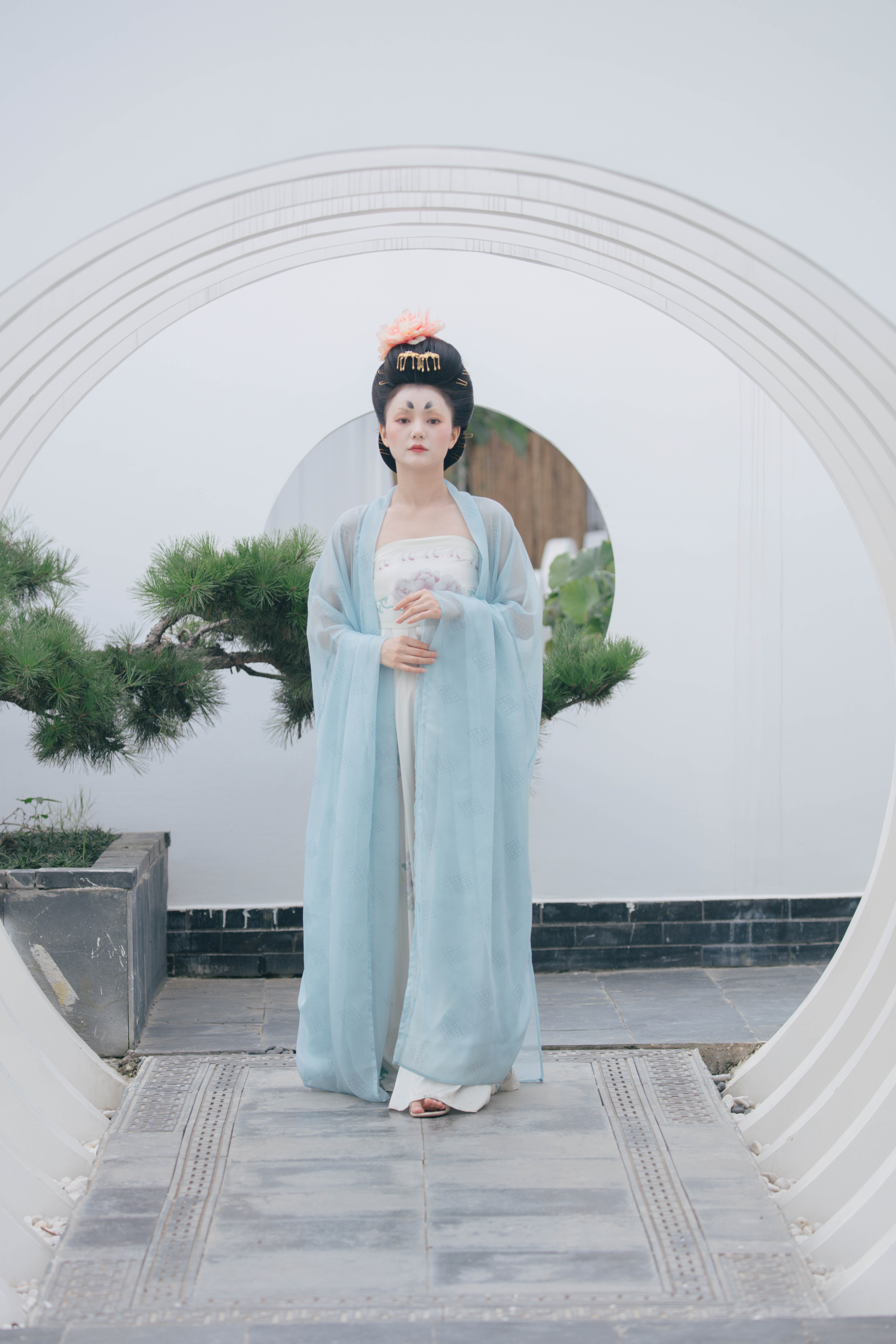 徽外大袖复原齐胸高腰汉服唐制唐代诃子卿颜汉服