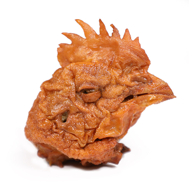 王小虎卤秘特大爆皮麻辣鸡头虎皮凤爪熟食卤味鸡肉零食