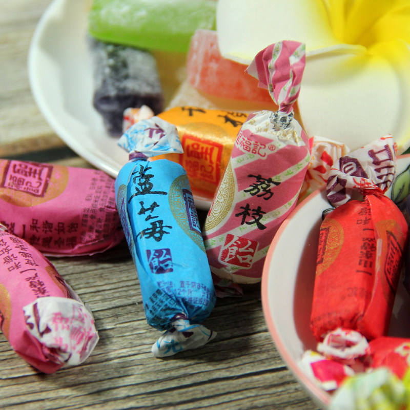 正品山东特产福记高粱老式拉丝软糖麦芽糖彩色糖果