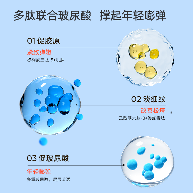 福瑞达贝润寡聚尿酸原生水光微精水乳提拉毛孔面部护理套装