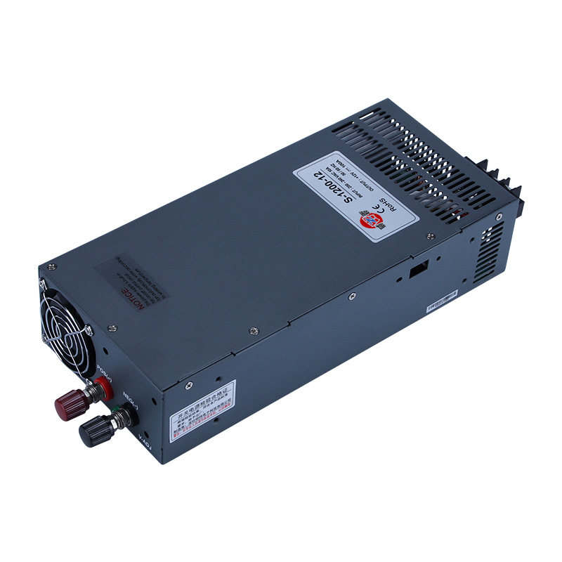 明纬大功率开关电源s120012v100a直流dc24v50a工业48v25a变压器