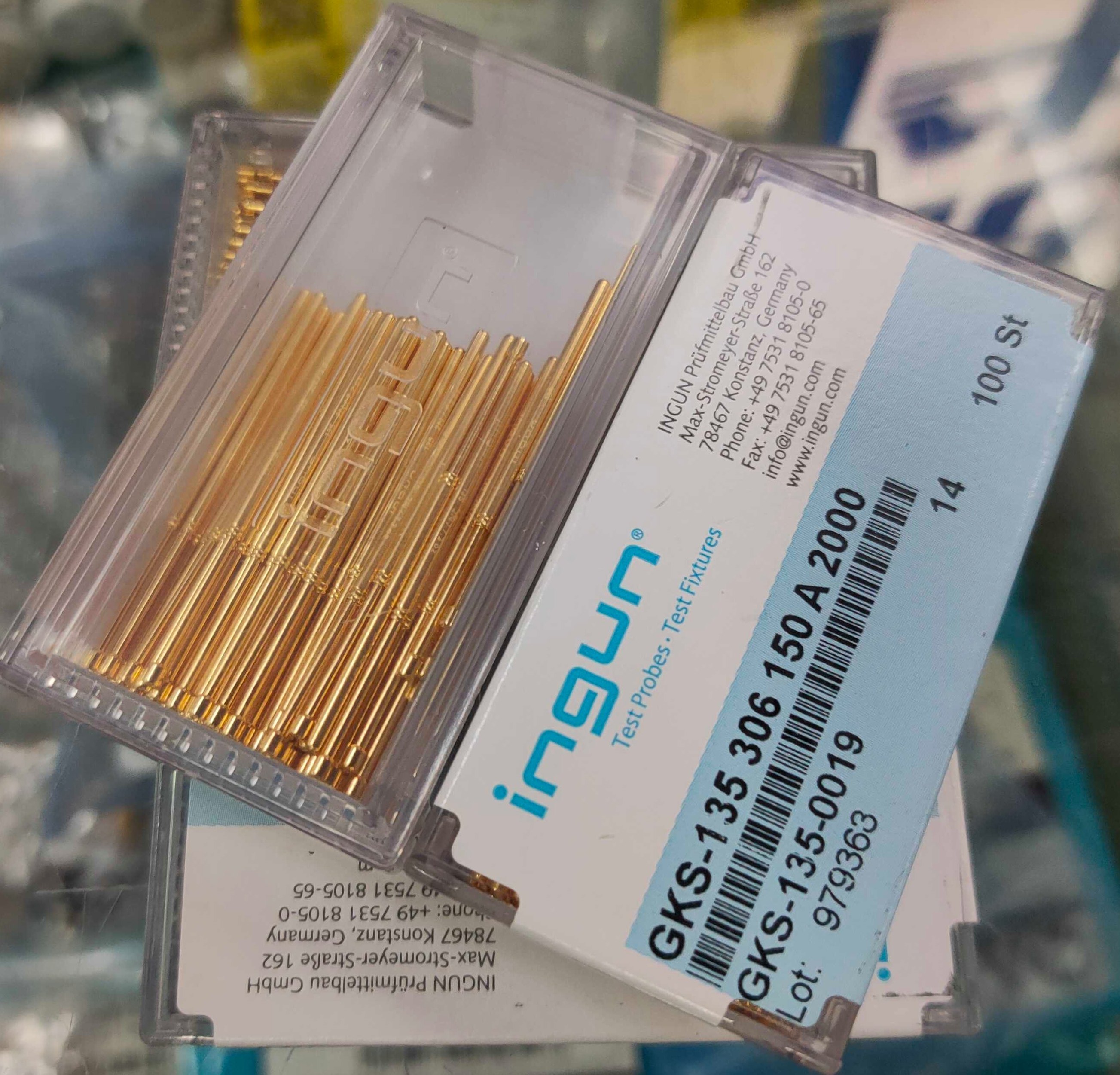 原装进口ingun加长测试gks135a2000梅花探针测试针