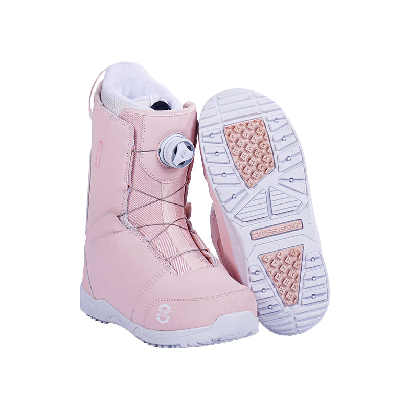 crosseight单板滑雪鞋女子boa钢丝扣快穿滑雪靴轻量保暖雪鞋装备