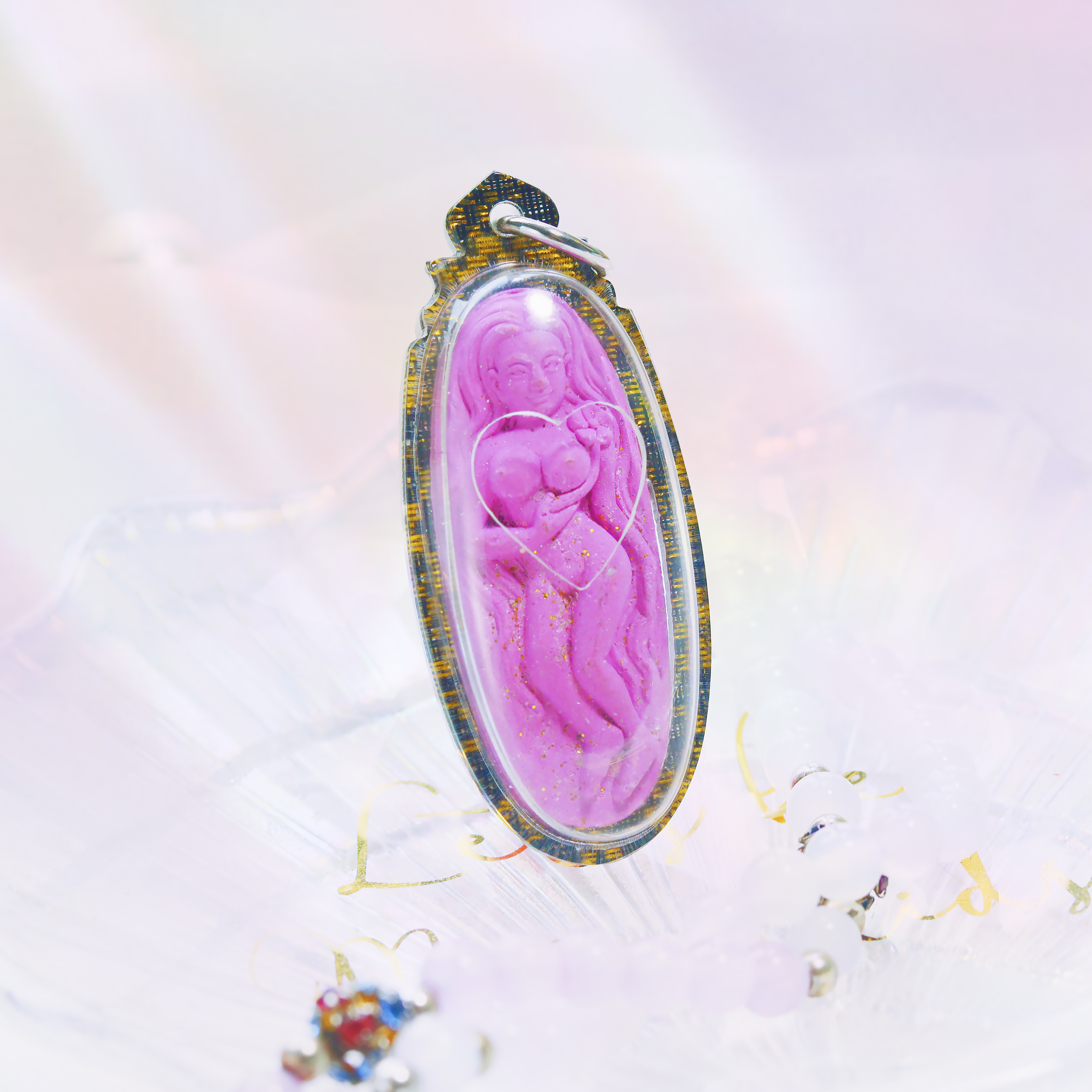 泰国特色真品佛牌古巴塔姆睡梦女神7年老店项坠
