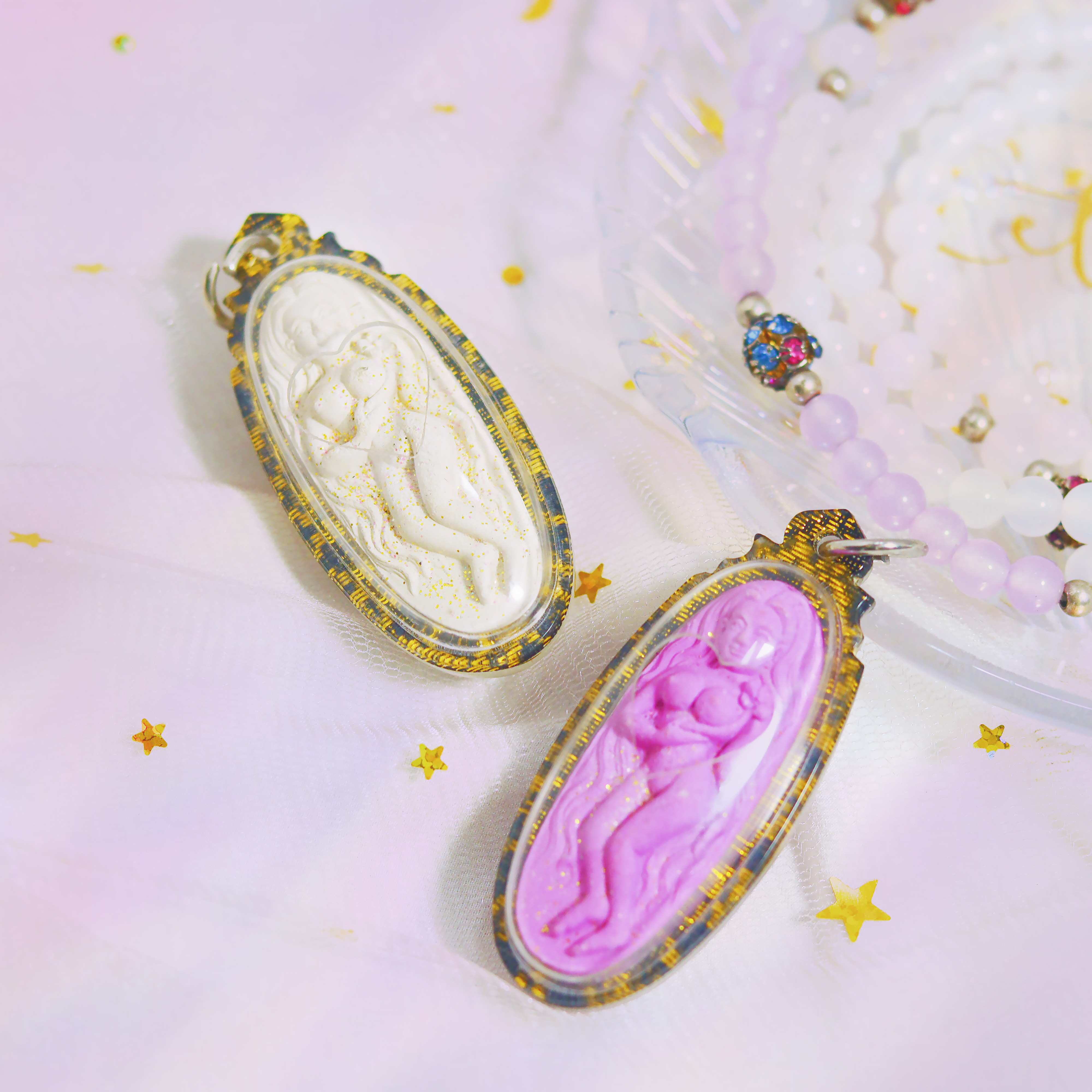 泰国特色真品佛牌古巴塔姆睡梦女神7年老店项坠