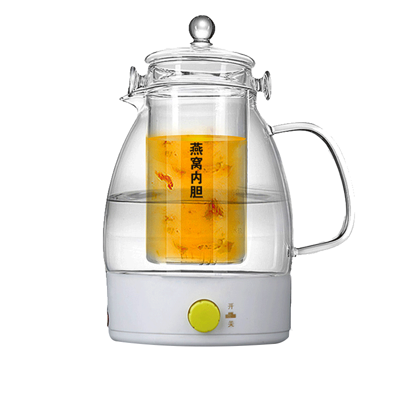 摩茶玻璃燕窝炖盅炖燕窝专用锅隔水炖家用全自动燕窝炖锅花茶壶
