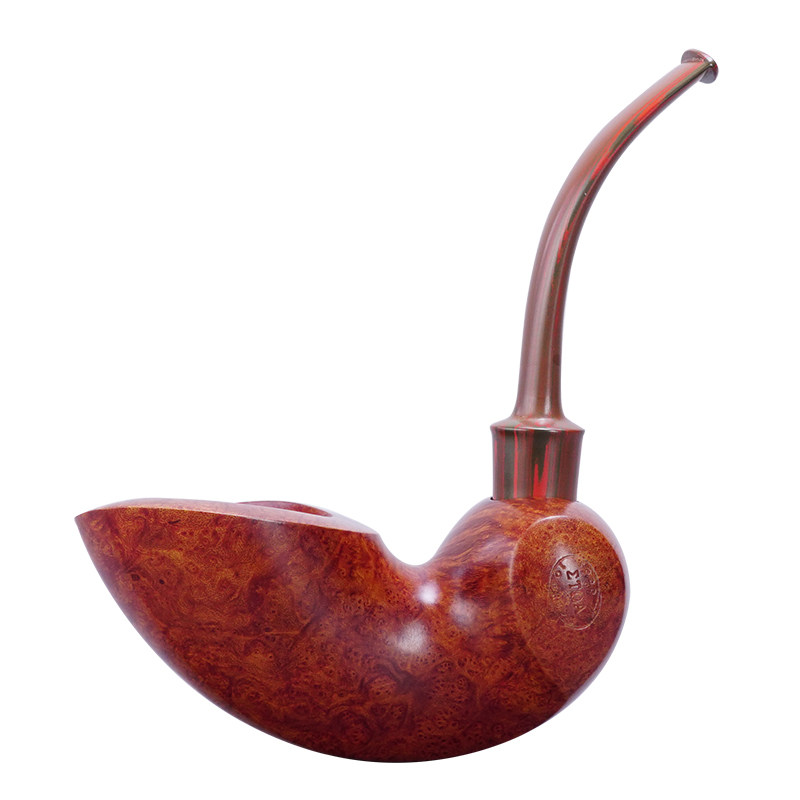 云鹤美国进口toddjohnson托德蜗牛手工制石楠木楠木烟斗